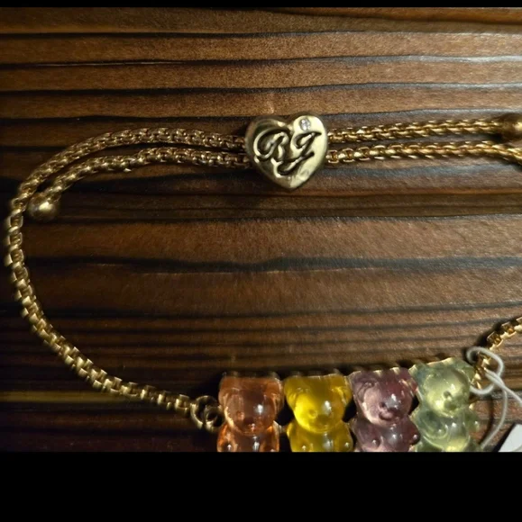 Betsey Johnson Gummy Bear Adjustable Bracelet! NWT! - Picture 10 of 11